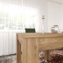 Hanah Home Mesa de Comedor Roble 90 cm